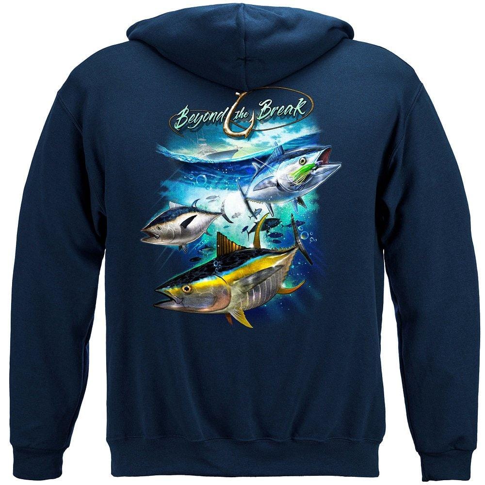 Tuna Flag Zip Sweatshirt – Accurate Fishing