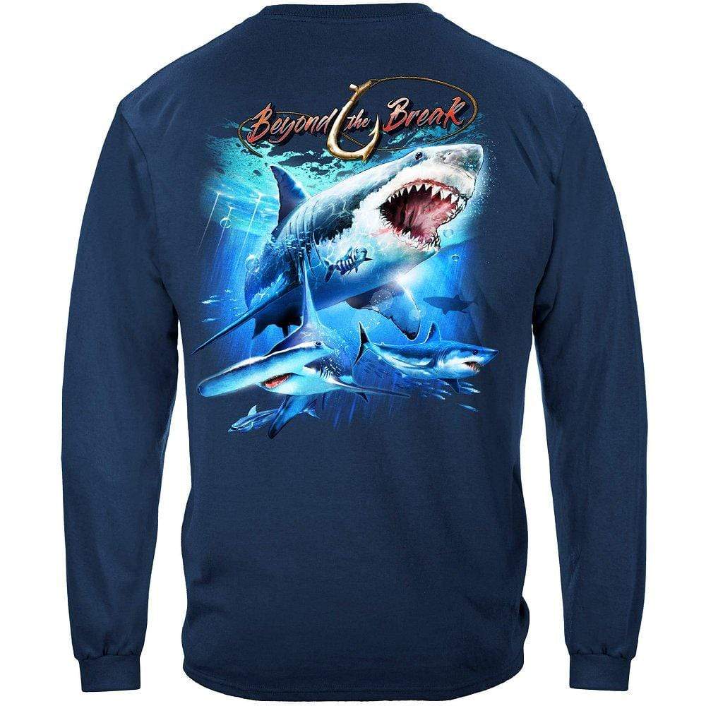 Shark Off Shore Fishing Premium T-Shirt - Shop Erazor Bits