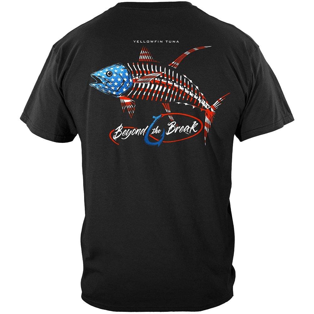 Patriotic Tuna Premium T-Shirt - Shop Erazor Bits