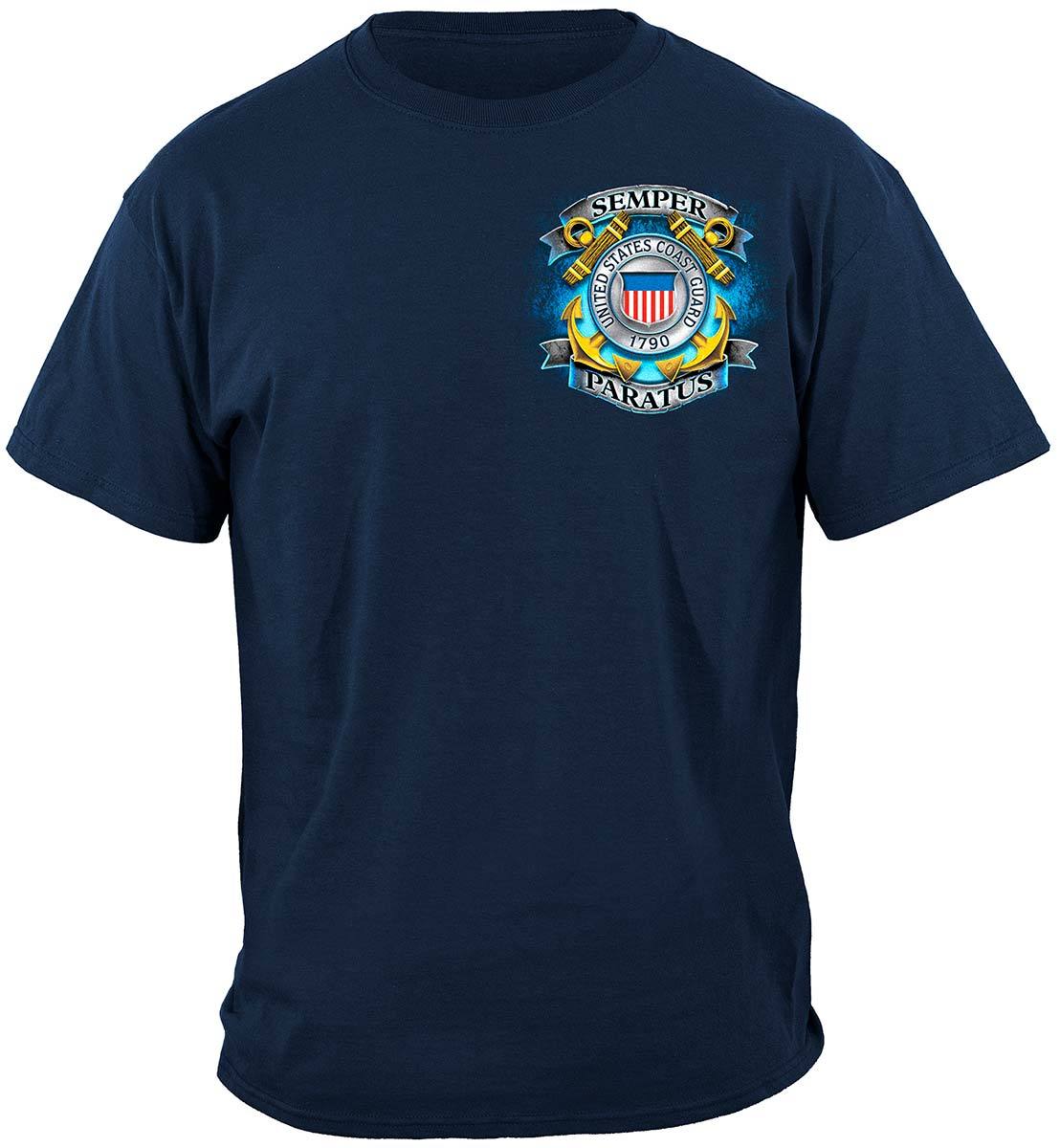 True Heroes Coast Guard Premium Hooded Sweat Shirt