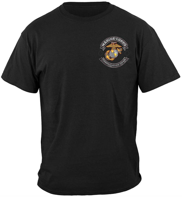 USMC Marine Corps Rider Premium T-Shirt - Shop Erazor Bits