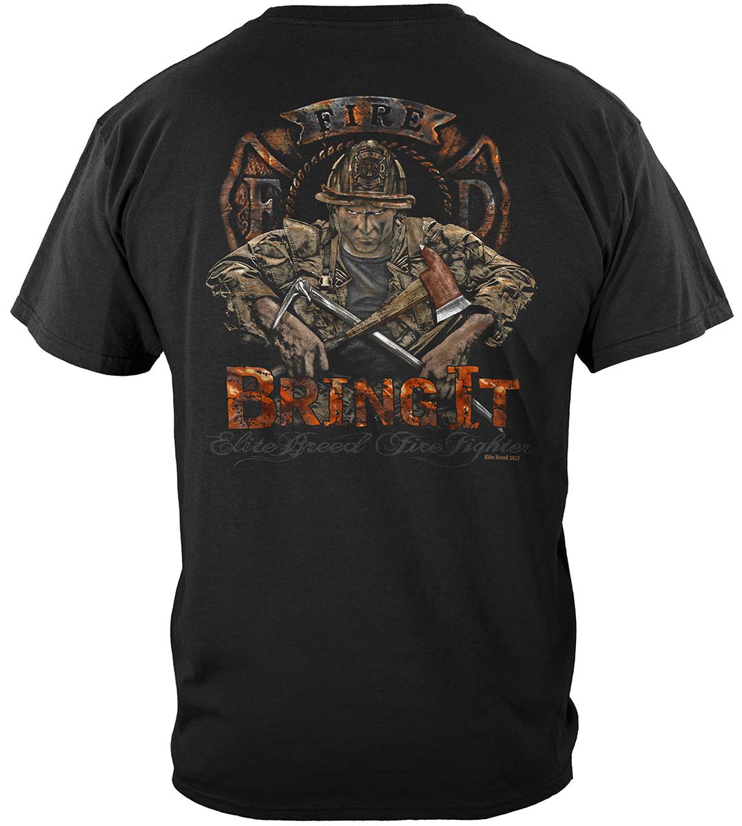 Elite Breed Firefighter Bring It Premium T-Shirt