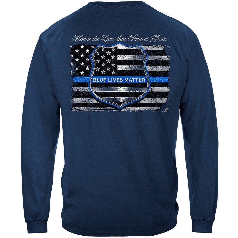 Blue Lives Matter Premium T-Shirt - Shop Erazor Bits