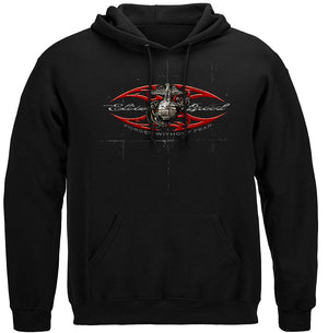 More Picture, Elite Breed USMC Red Blades Silver Foil Premium Long Sleeves