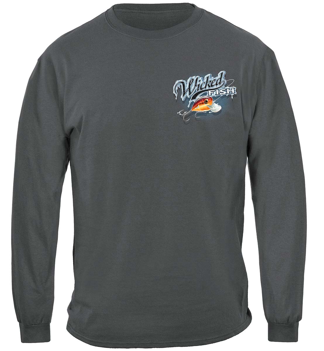 Wicked Fish Large Mouth Bass with Popper Premium T-Shirt, Hoodie / XXX-Large