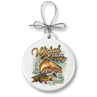 Ohaprints Christmas Ornament 2D Flat Fishing Lover Fisherman Big Bass -  OhaPrints