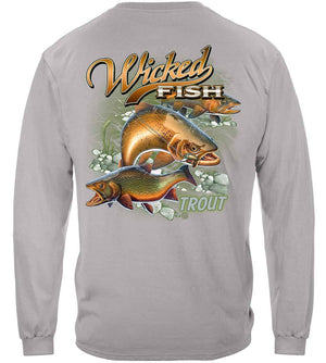 More Picture, Wicked Fish Trout Premium Hooded Sweat Shirt