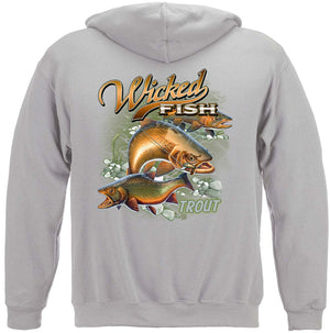 Erazor Bits Fishing T-Shirt Wicked Fish Trout Gravel