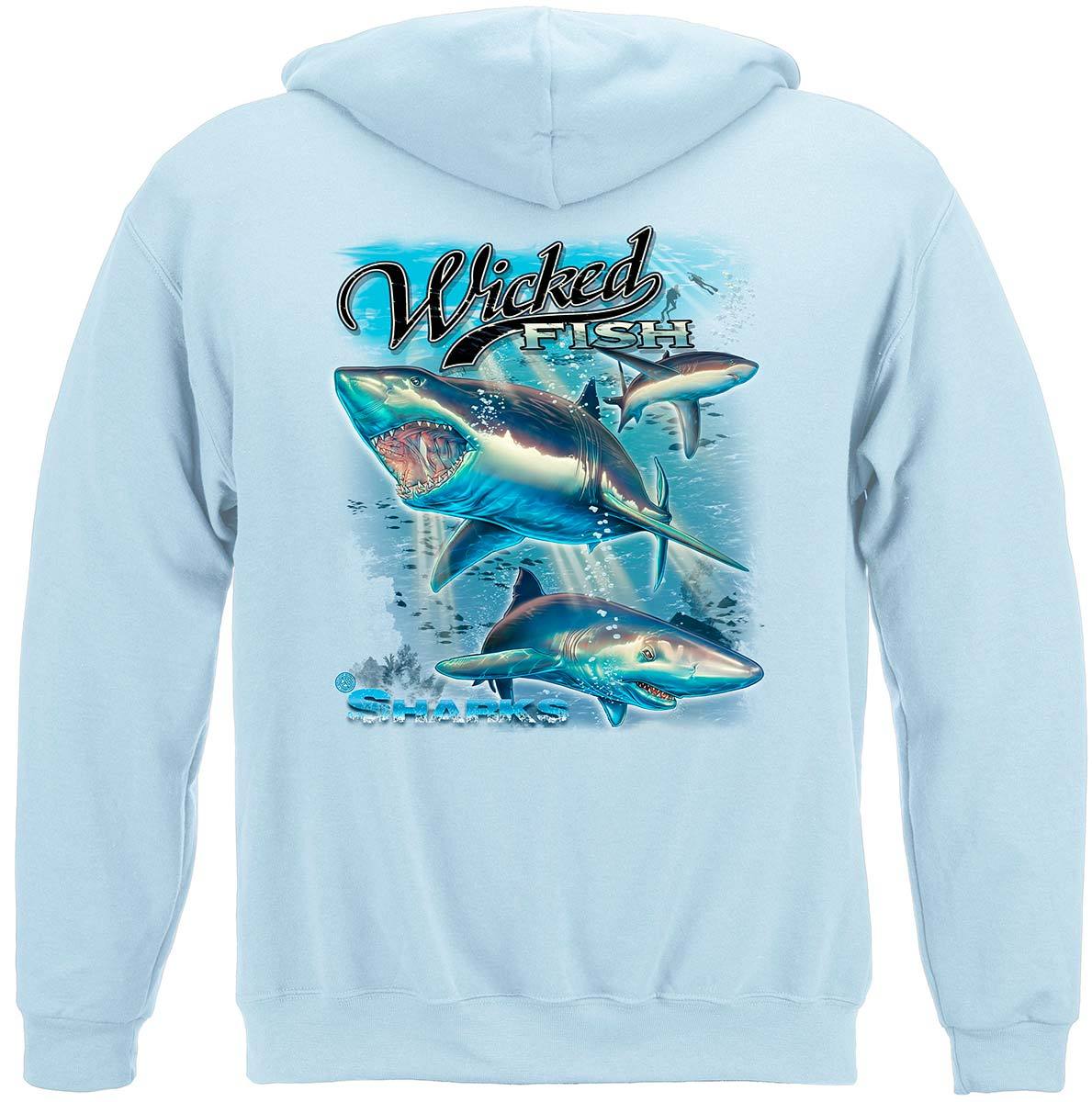 Fishing Shark Fish Down Beach Drinks Boat Shirt T-shirt Tee Brown Mens -   Canada