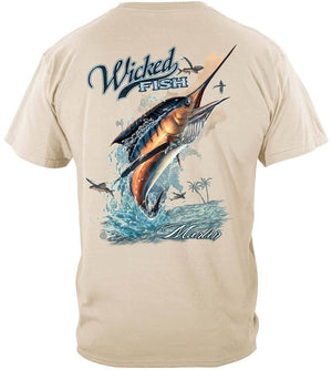 Wicked Fish Marlin Premium T-Shirt - Shop Erazor Bits