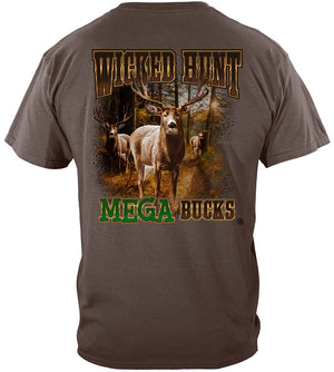 More Picture, Mega Bucks Deer Hunter Premium Hooded Sweat Shirt